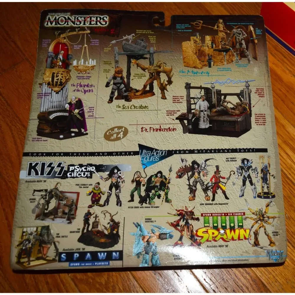 VTG 1998 McFarlane Monsters Series 2 Playsets Lot of 3 NEW SEALED Horror